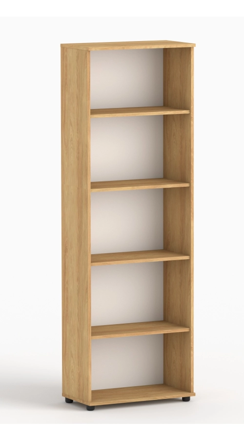 Regał 60 cm do biura, pokoju. G 60 Hikora naturalna